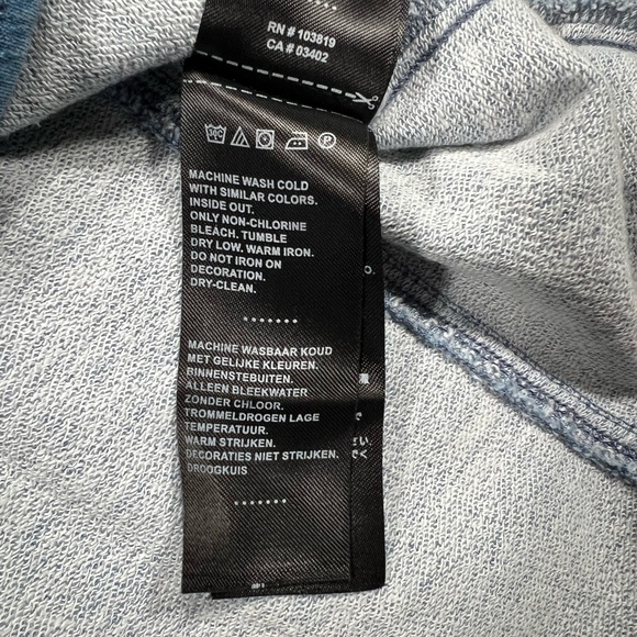 Women Harley Davidson zip up liberty stretch denim short sleeve light blue wash - Picture 5 of 7